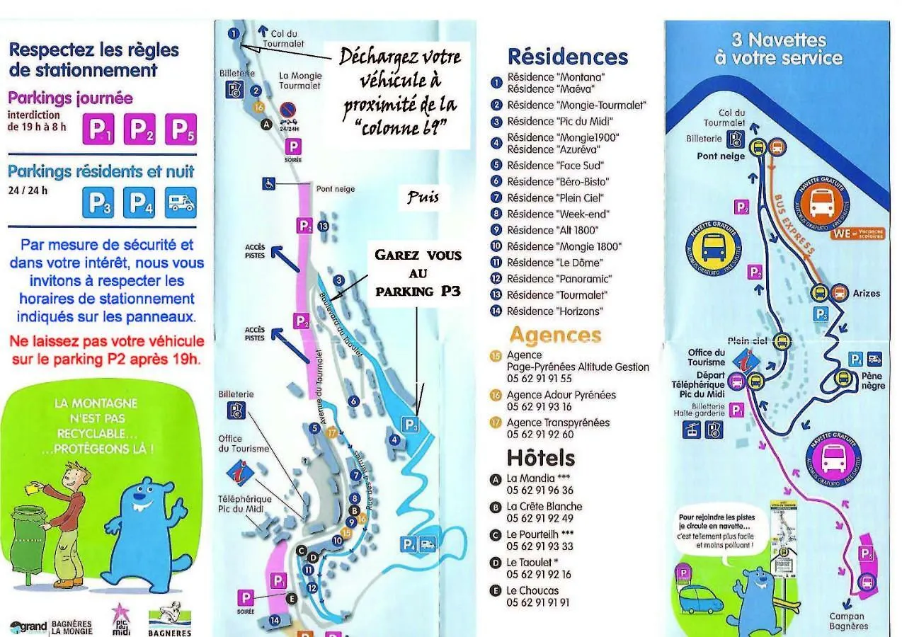 Studio Au Pied Des Pistes + Cellier La Mongie Franciaország
